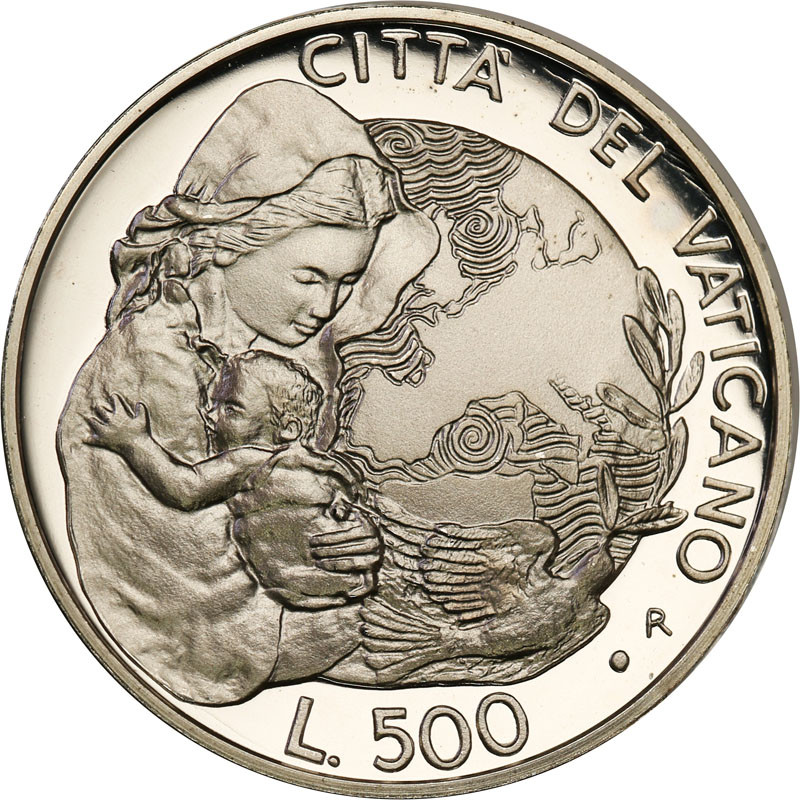 Watykan. 500 Lire 1995 - Jan Paweł II